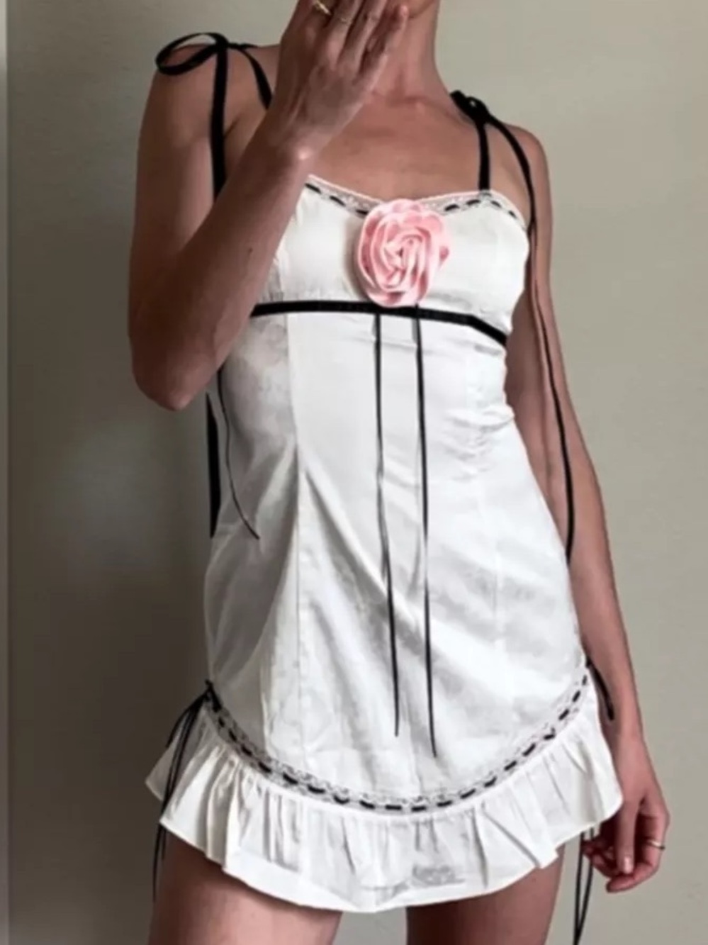 For Love and Lemons Rosette Mini Dress